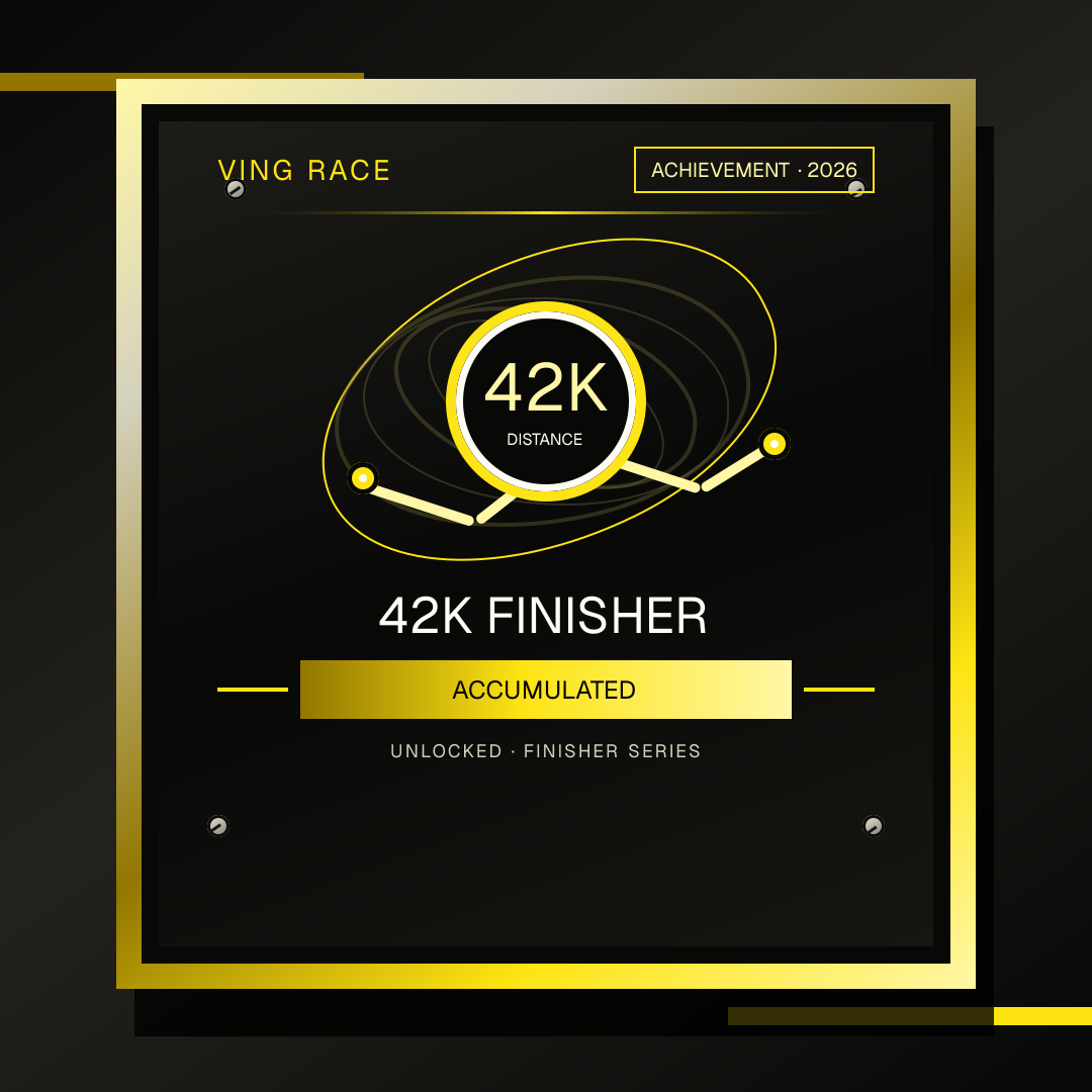 วิ่งแลก VING 42K Finisher